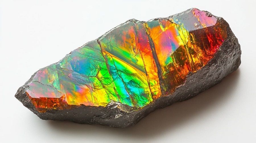 Trang sức đá Ammolite – Bản giao hưởng sắc màu từ lòng đất