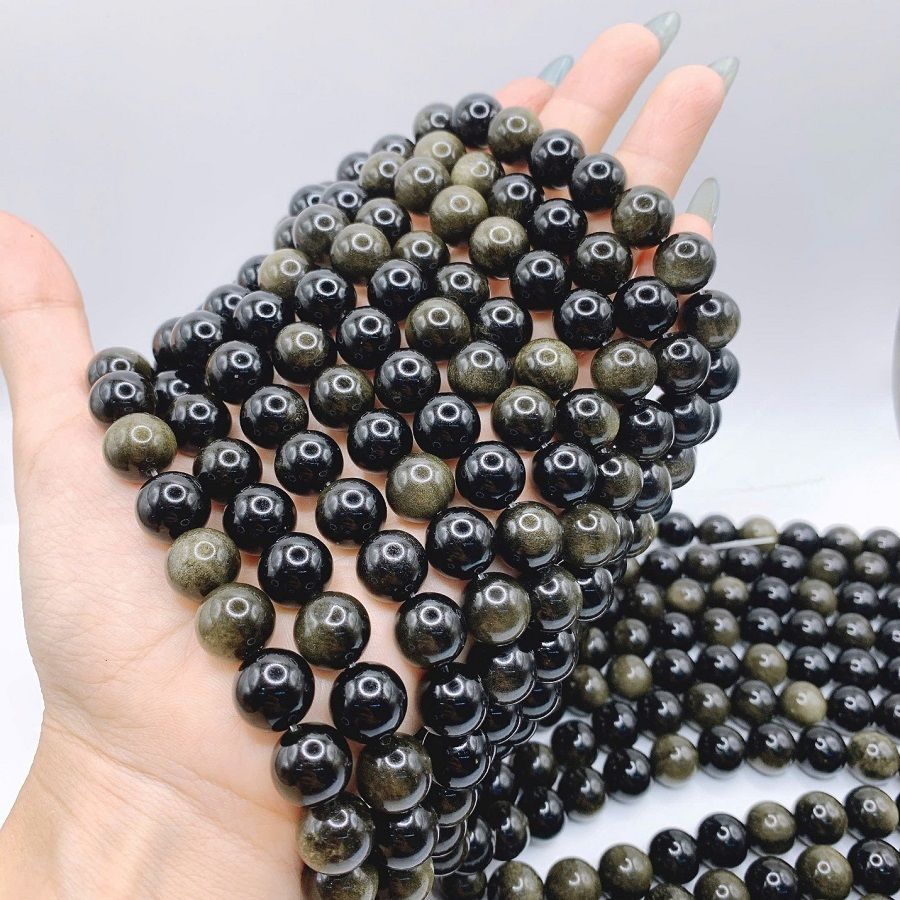 Dây đá Obsidian – Vòng chuỗi hạt mang năng lượng huyền bí và mạnh mẽ
