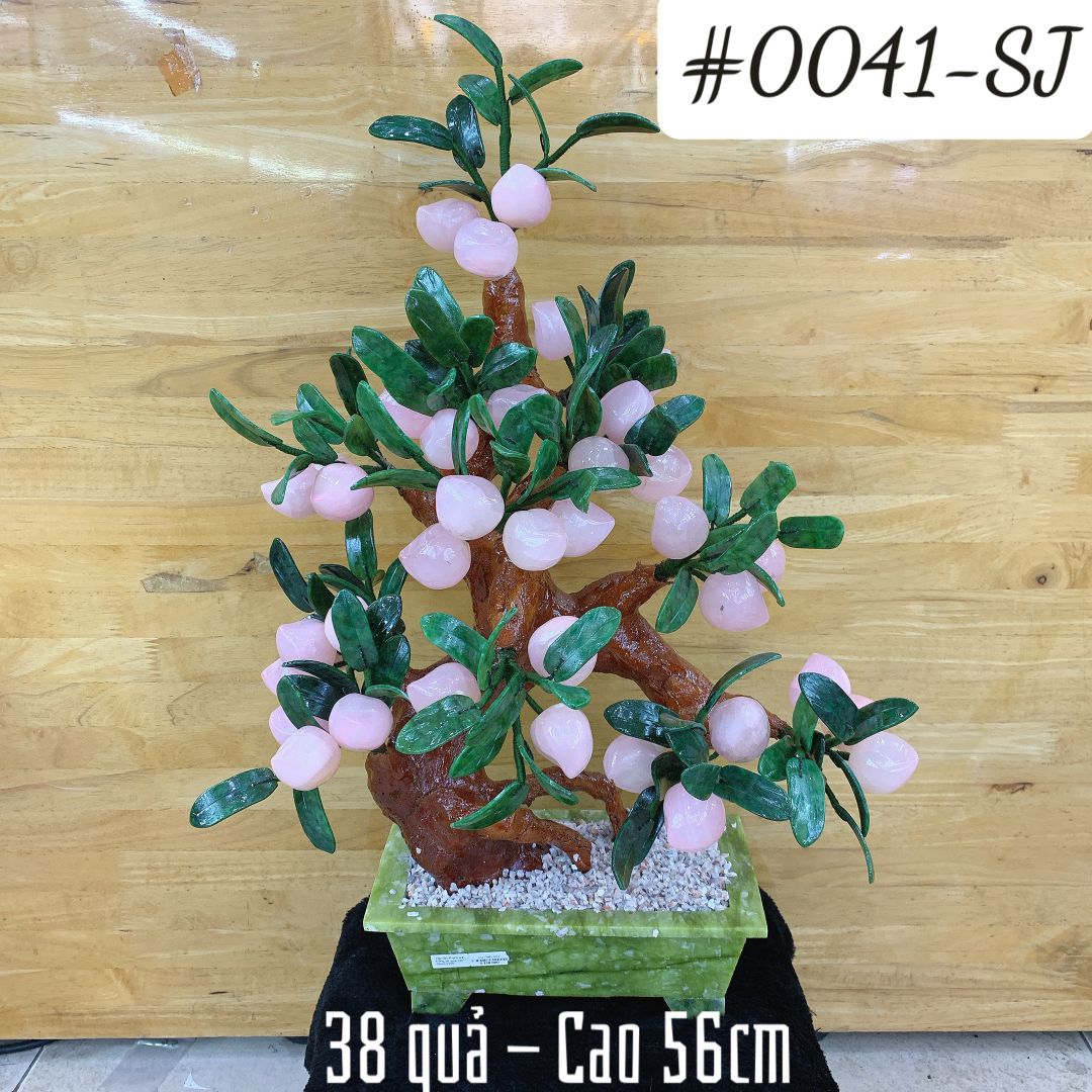ban-si-cay-dao-thach-anh-hong-28-qua-cao-45cm-cao-cap-saja